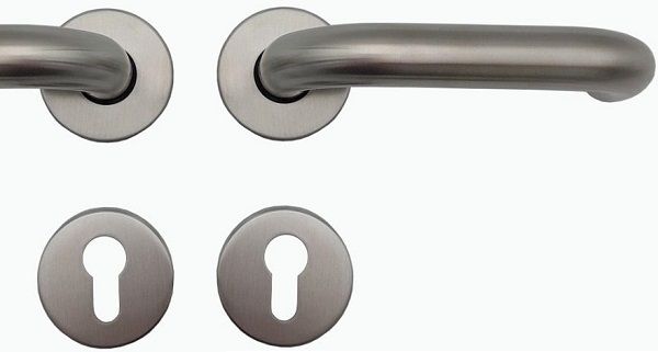 RIVA 103 FS käepide/lukk tulekindlatele ustele, 9mm, roostevaba teras
