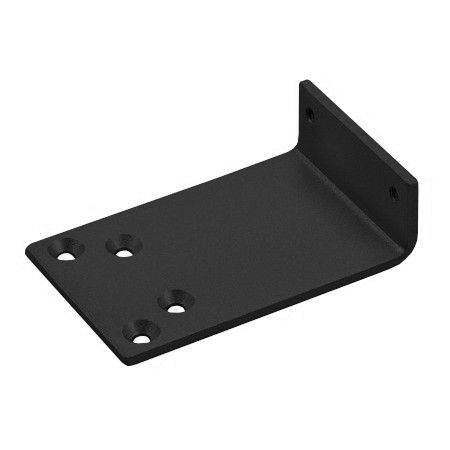 Käsipaigaldusnurk uksesulgurile TS 2000/4000, must RAL9005