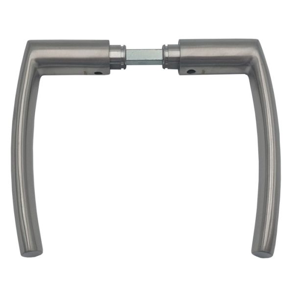 Door handle 141, stainless steel