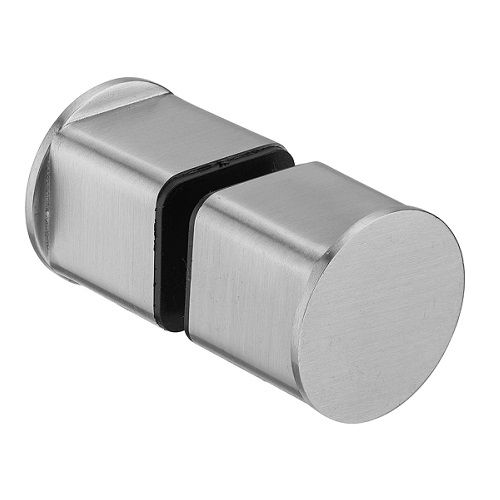 IN.75.042 Double door knob Ø37 mm, with antivandalism fixing, stainless steel satin