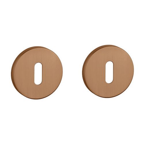 APRILE R BB round roses Ø 52mm, thickness, copper-tone PVD matt