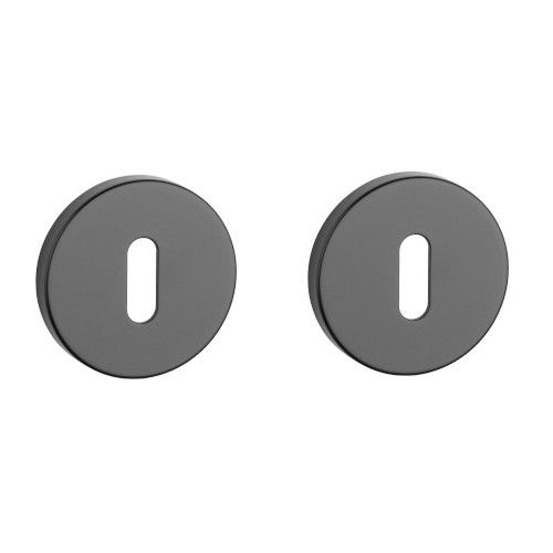 APRILE R BB round roses Ø 52mm, thickness 7mm, black