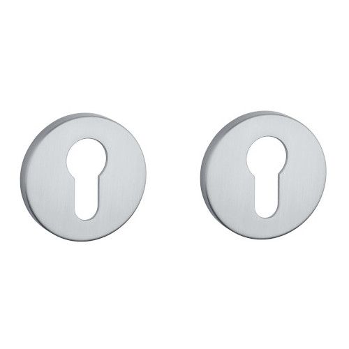 APRILE R PZ round roses Ø 52mm, thickness 7mm, chrome-plated satin