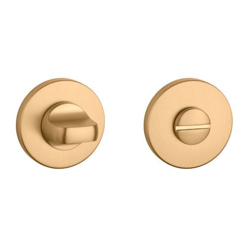 APRILE R WC turn 4x4/6/8mm, with round roses Ø 52mm, thickness 7mm, gold-tone matt