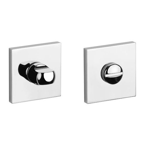 WC stopper 4x4/6/8mm, nelinurksete rosettidega 53 x 53mm, paksus 7mm poleeritud kroomitud