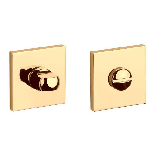 WC-topper 4x4/6/8mm, nelinurksete rosettidega 53 x 53mm, paksus 7mm, läikiv kuldne PVD