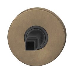 Handle rose ASL (1 gab.), aluminium anodized, medium dark bronze tone blasted S5