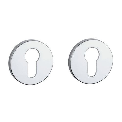 PZ ümmargused rosetid Ø 53mm, paksus 7mm, poleeritud kroomitud