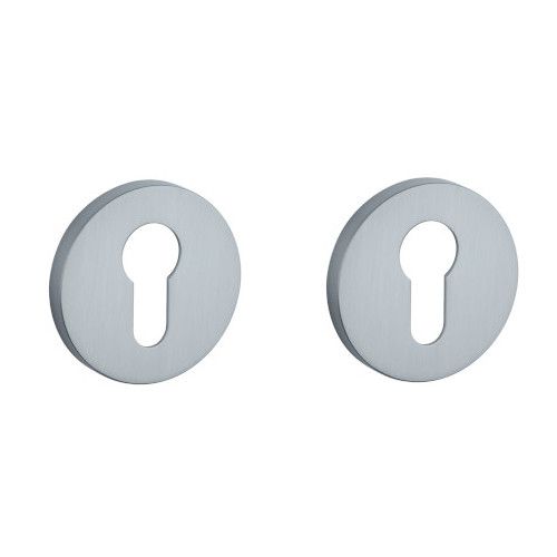 APRILE R PZ round roses, Ø 53mm, 7mm, chrome-plated satin