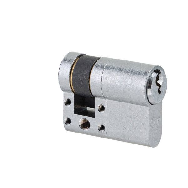 S11 modular half cylinder 10-30mm, 3 keys, nickle satin