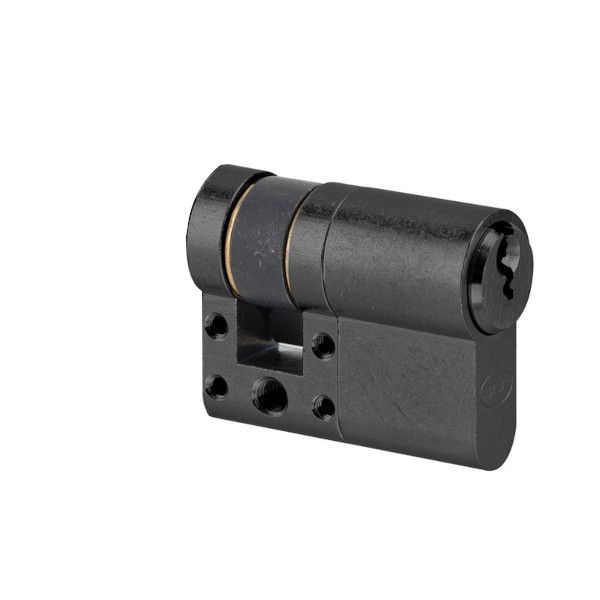 S11 modular half cylinder 10-30mm, 3 keys, black PVD (TB)