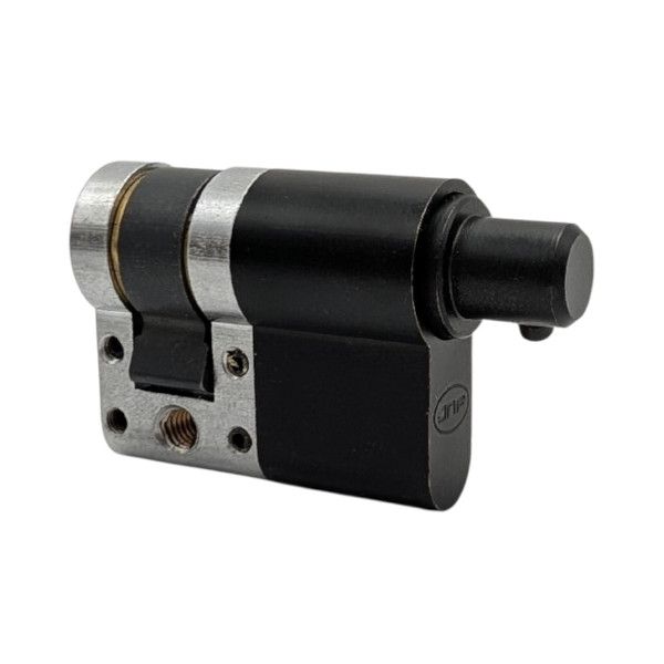 S11 modulaarne poolsilinder nupuga ühendusega P30-10mm, must PVD (TB)