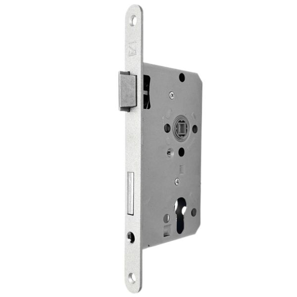 Vi22 mortise lock PZ 55/20/8/72, silver, RIGHT, bulk packaging