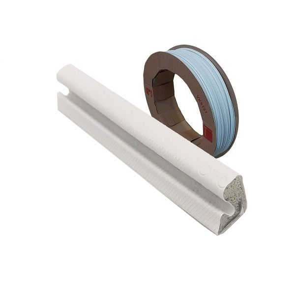 Weathr seal Schlegel QL-3034, 8,9x5 mm , white RAL9003 - ROLL (400 m)