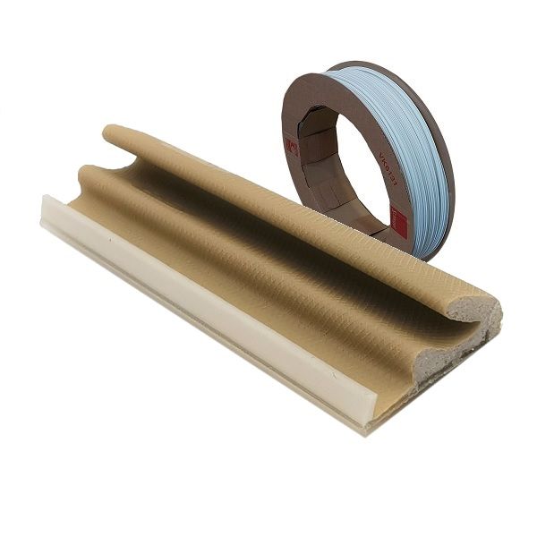 Weather seal Schlegel QL-3073, 10.5x13, beige RAL1001 (roll 200 m)