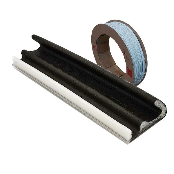 Weather seal Schlegel QL-3095, 8x10, brown RAL8019 (roll 250 m)