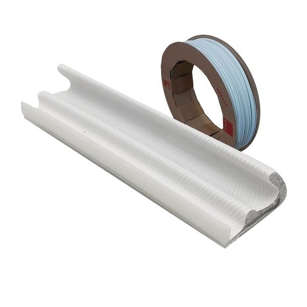 Weather seal Schlegel QL-3095, 8x10, white RAL9003 (roll 250 m)