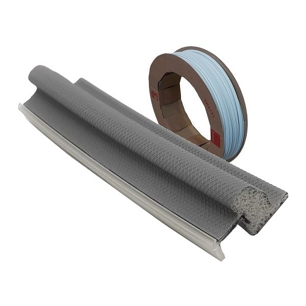 Schlegel tihend QL-3110, hall RAL7001 (rull 150 m)