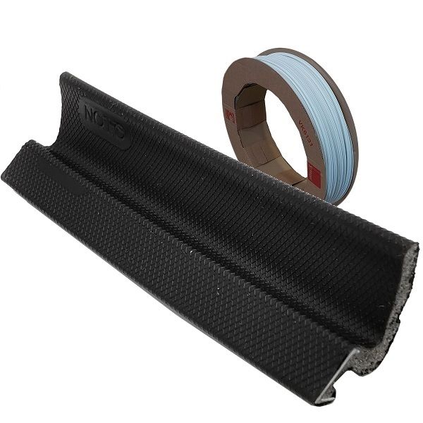 Schlegel uksetihend QL-7000, must RAL9005 (rull 175 m)