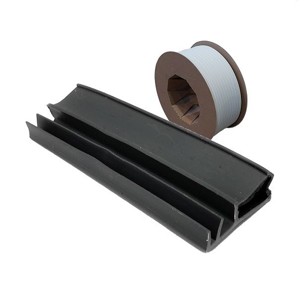 ASF4000 window and door seal, 12mm, anthracite (roll 200 m)