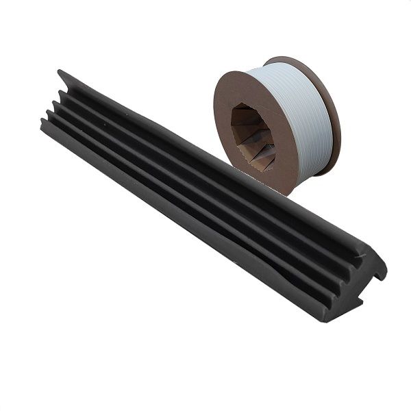 Glass weather seal ACA 4008, gray (roll 50 m)