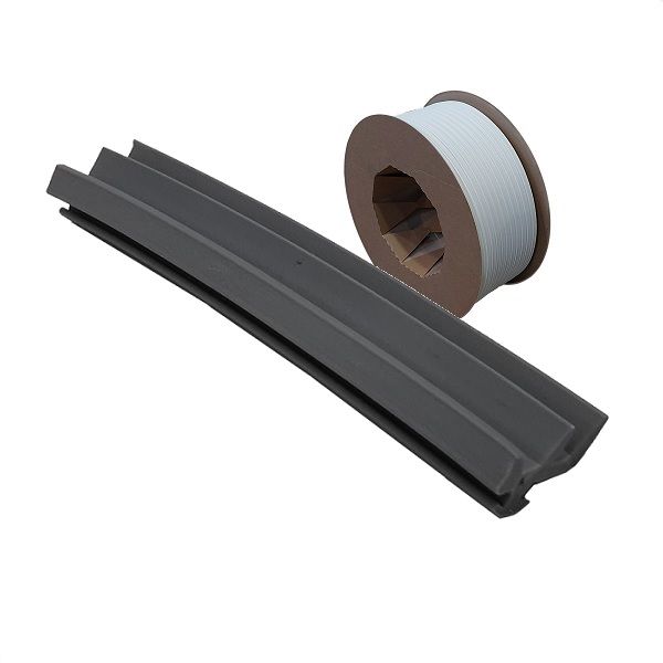 Glass weather seal AC5404, gray (roll 50 m)