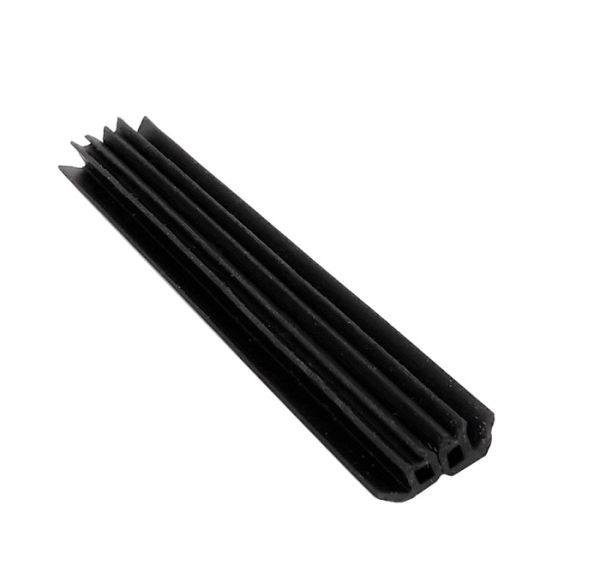 2-part glass sealing AC5587 D SW2, black, 1 sales m = 2 m