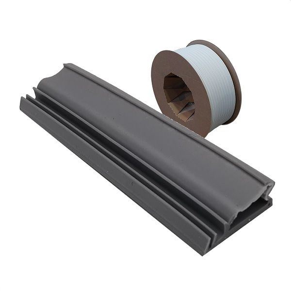 ASF 6161 H window and door seal, gray (roll 200 m)