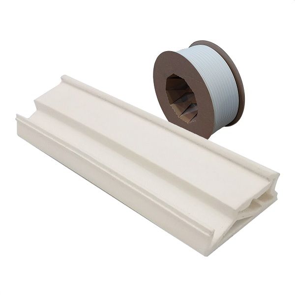 Weather seal Deventer SP125, 8x12mm, white (roll 200 m)