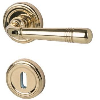 SCARLET-R handle set with roses BB, brass polished