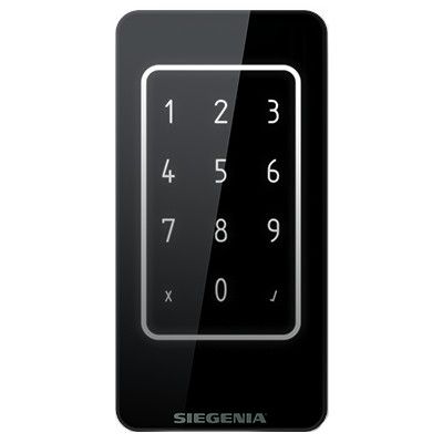 SI-BUS keypad, built into door leaf, black