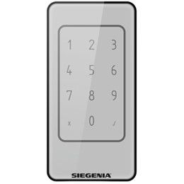 SI-BUS keypad casing, silver tone
