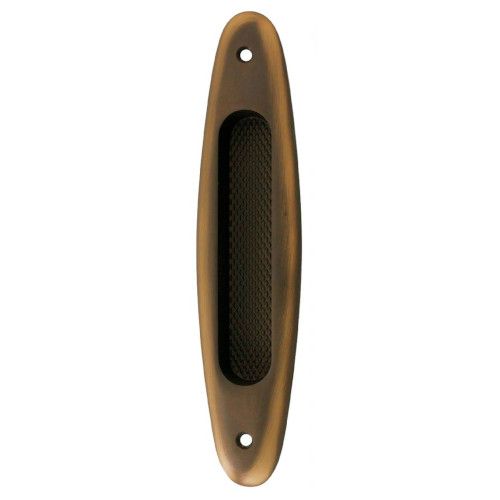 Sliding door handle, bronzed brass matt