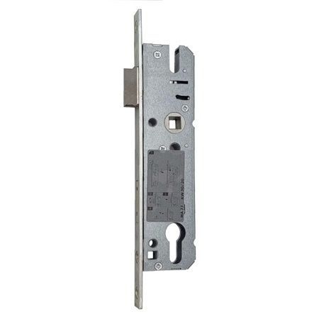 49N-PZ mortise lock 35-92-8mm, face plate U-profile P6x24x6mm, brightly galvanized