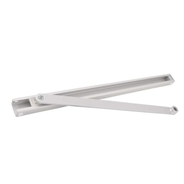 G193 guide rail, installation in recess, silver tone