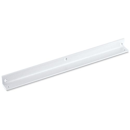 Paigaldusnurk T-STOP BG rööpa jaoks, valge RAL9016