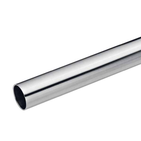 SM.010.A.19 Tube for fastening panels, Ø19 mm, length 3000 mm, stainless steel satin