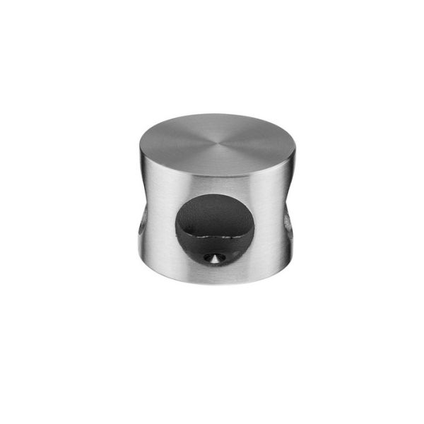 SM.032.19 Tube connector 90º, for Ø19 mm, stainless steel satin