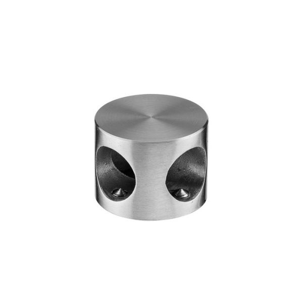 SM.033.19 Tube connector 90º and 180º for Ø19 mm, stainless steel satin