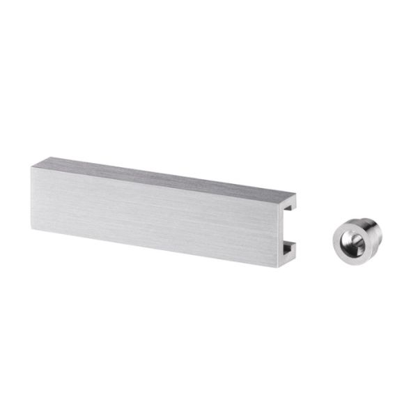 SM.035 Sliding bathroom latch, stainless steel satin