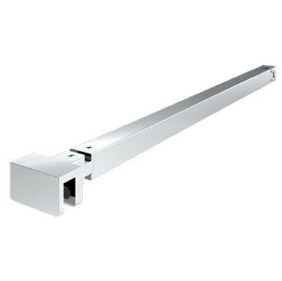 SQUARE stabiliseerimisriba sein/klaas 90°, 415 mm, heledast kroomist