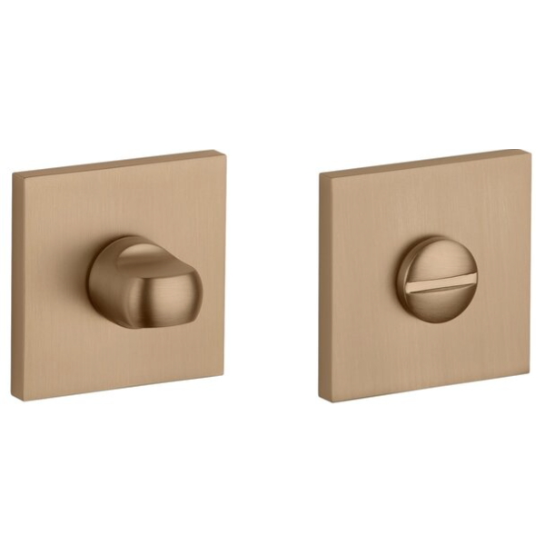 APRILE Q WC turn 4x4/6/8mm, with square roses 7mm, light brown metallic