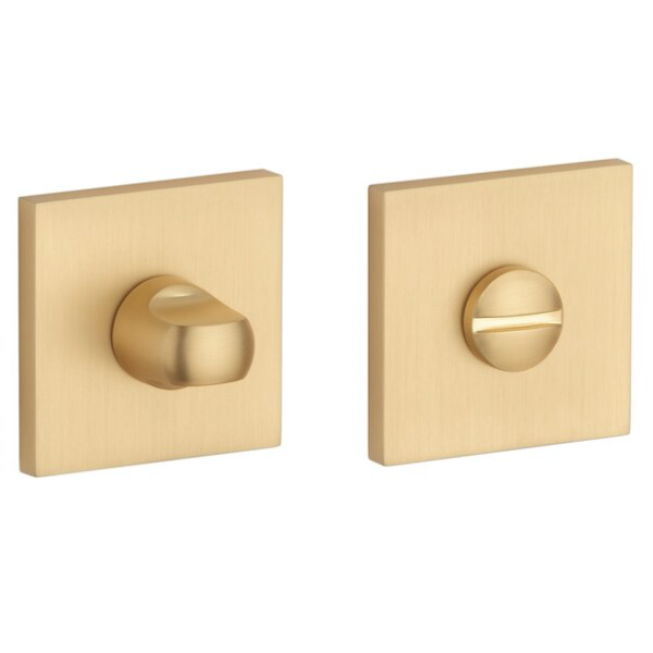 APRILE Q WC turn 4x4/6/8mm, with square rose 7mm, gold-tone satin