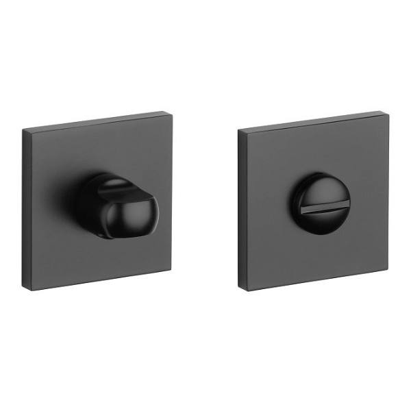 APRILE Q WC turn 4x4/6/8mm, with square rose 7mm, black