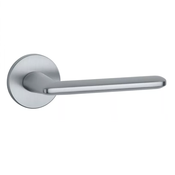 ST AVA BAC handle set with round roses, chrome-plated satin