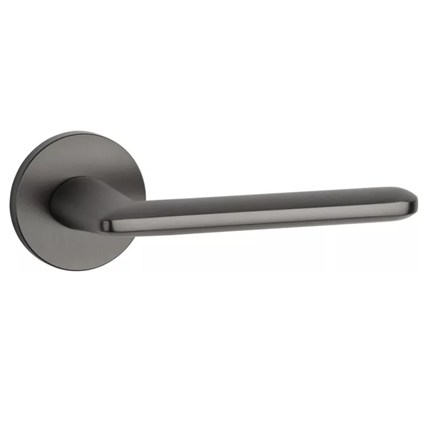 ST AVA BAC handle set with round roses, titanium tone