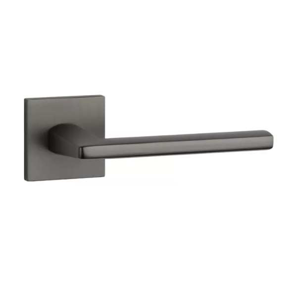 ST EURA BAC  handle set with square roses, titanium tone