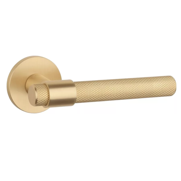 ST GOYA BAC handle set with round roses, gold-tone satin