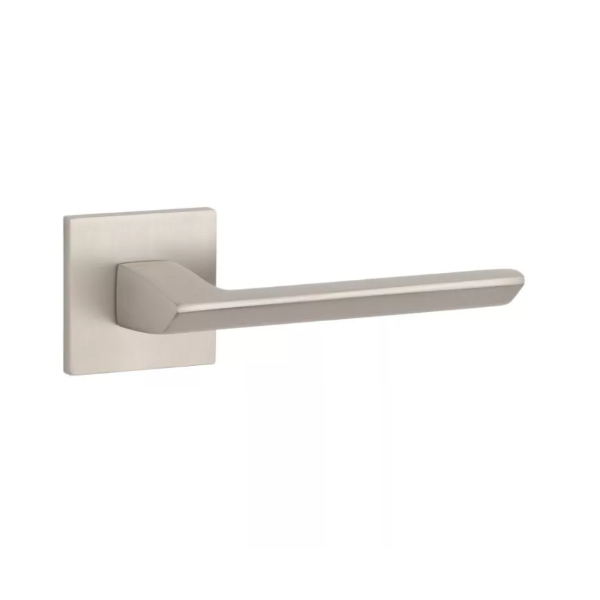 ST OGA BAC handle set with square roses, nickel-plated