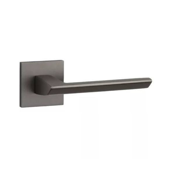 ST OGA BAC handle set with square roses, titanium tone